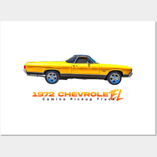 1972 Chevrolet El Camino Pickup Truck Posters and Art